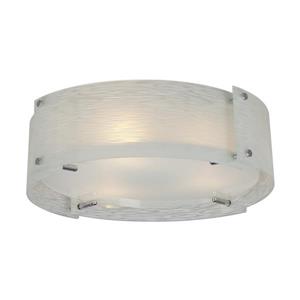 Galaxy Quoizel Galaxy Venta Lighting 17.85-in Polished Chrome Flush Mount Light