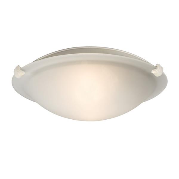 Galaxy Ofelia 12.75-in White Flush Mount Light