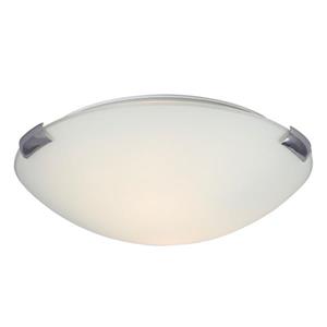 Galaxy Quoizel Galaxy Lighting Sola 12-in Chrome Flush Mount Light