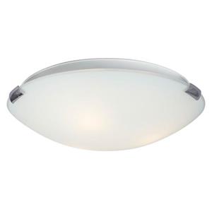 Galaxy Sola 16-in W Chrome Flush Mount Light