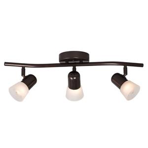 Galaxy Luna III 23-in Old Bronze 3-Light Track Bar Fixed Track Light Kit