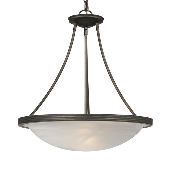 Galaxy Julian 19 12 In X 5 Oil Rubbed Bronze Transitional Bowl Pendant Lighting 811481orb Rona Galaxy Julian 19 12 In X 5 Oil, Glass Bowl Pendant Lights
