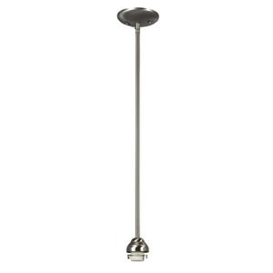 Galaxy 5-in x 43.5-in Brushed Nickel Transitional Mini Pendant Lighting