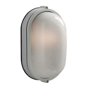 Galaxy Marine 11.125-in White Frosted Glass Outdoor Wall Light