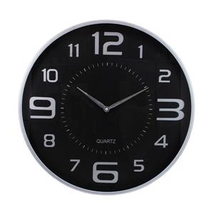 Kiera Grace 18-in Black Modern Wall Clock