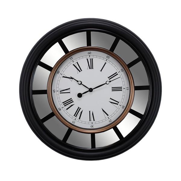 Kiera Grace 22-in Vintage Mirrored Wall Clock