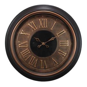 Kiera Grace 23-in Copper and Gold Wall Clock with Raised Roman Numerals