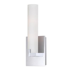 Eurofase Zuma 5.25-in W 1-Light Chrome Arm Hardwired Standard Wall Sconce