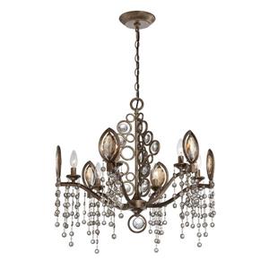 Eurofase Capri Collection 180-in Bronze 21-Light Transitional Tiered Chandelier