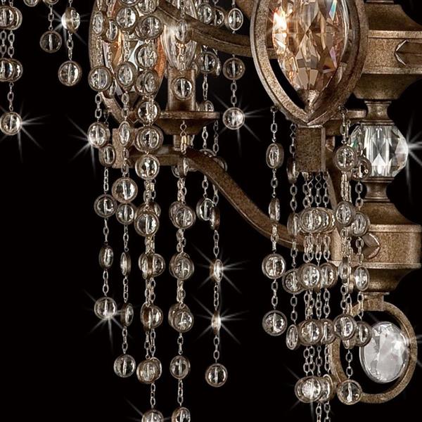 Eurofase Capri Colleciton 180-in Bronze 21-Light Transitional Tiered Chandelier