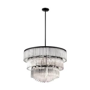 Eurofase Ziccardi Collection 39-in Oil Rubbed Bronze 9-Light Transitional Waterfall Chandelier