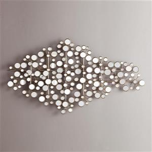 Boston Loft Furnishing 27-in x 49.25-in Metal 3D Wall Art