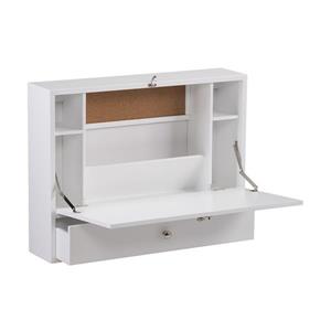 Boston Loft Furnishings Versa White Floating Desk
