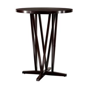 Boston Loft Furnishings Maguire Espresso Round Fixed Bar Table