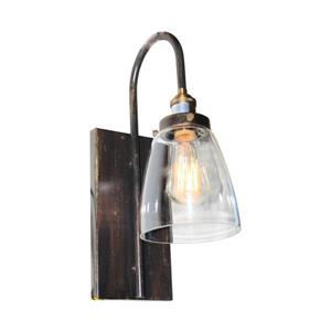 Artcraft Lighting Greenwich 5.5-in W 1-Light Multi-Tone Brown/Copper Industrial Arm Hardwired Wall Sconce