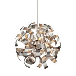 Artcraft Lighting Artcraft Lighting Bel Air 18-In x 18-In Brushed Nickel Modern/ Contemporary Pendant