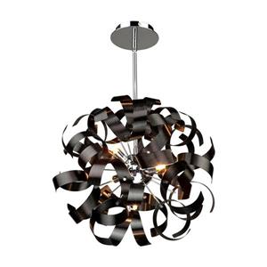 Artcraft Lighting Artcraft Lighting Bel Air 18-In x 18-In Metallic Black Modern/ Contemporary Pendant