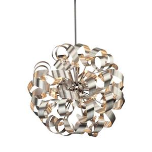 Artcraft Lighting Artcraft Lighting Bel Air 24-In x 24-In Brushed Nickel Modern/ Contemporary Pendant