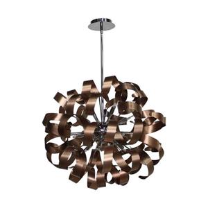 Artcraft Lighting Artcraft Lighting Bel Air 24-In x 24-In Brushed Copper Modern/ Contemporary Pendant