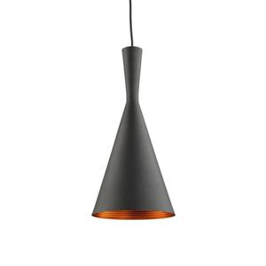 Artcraft Lighting Artcraft Lighting Connecticut 7-In x 15-In Matte Black Hardwired Mini Cone Pendant Lighting