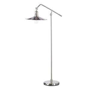 Boston Loft Furnishings 70.25-in Brushed Nickel Bren Floor Lamp