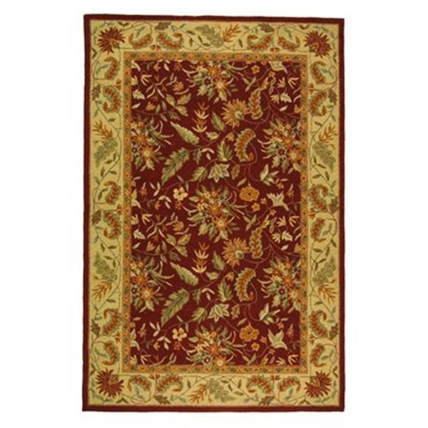 Safavieh HK141C Chelsea Area Rug, Red,HK141C-8