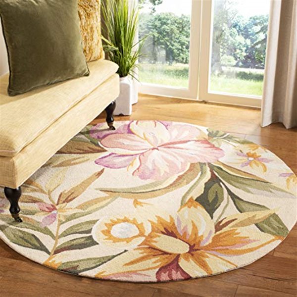 Safavieh HK212A Chelsea Area Rug, Ivory,HK212A-8R