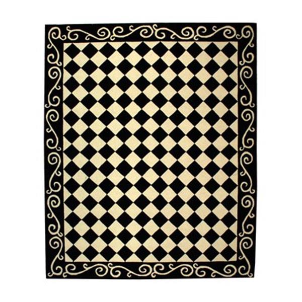Safavieh HK711A Chelsea Area Rug, Black,HK711A-8 | RONA
