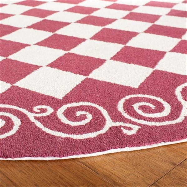 Safavieh Chelsea Burgundy Area Rug,HK711C-8R