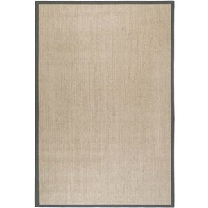 Safavieh NF441B Natural Fiber Marble and Grey Area Rug,NF441