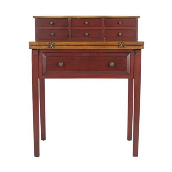 Safavieh Abigail Cherry Honey Oak Fold-Down Writing Desk