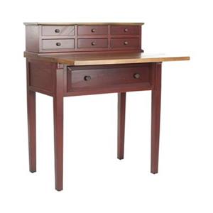 Safavieh Abigail Cherry Honey Oak Fold-Down Writing Desk