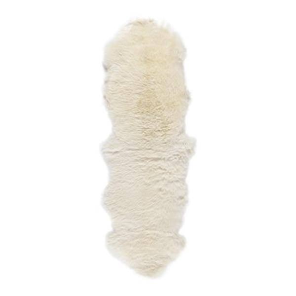 Safavieh Sheepskin White Area Rug - 2-ft x 9-ft