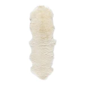 Safavieh Sheepskin White Area Rug - 2-ft x 9-ft