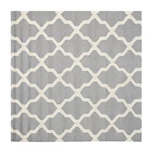 Safavieh Cambridge Silver and Ivory Area Rug,CAM121D-8SQ