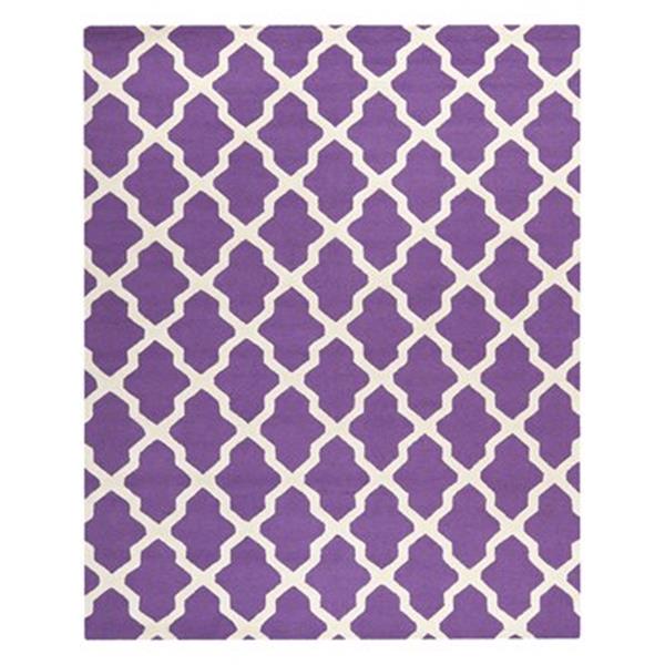 Safavieh Cambridge Purple and Ivory Area Rug,CAM121K-8