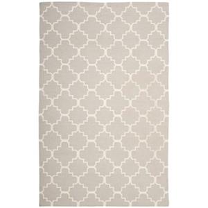 Safavieh Dhurries Grey and Ivory Area Rug,DHU554G-8