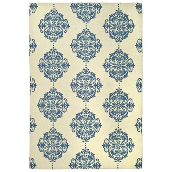 Safavieh Chelsea Ivory and Blue Area Rug,HK145A-8