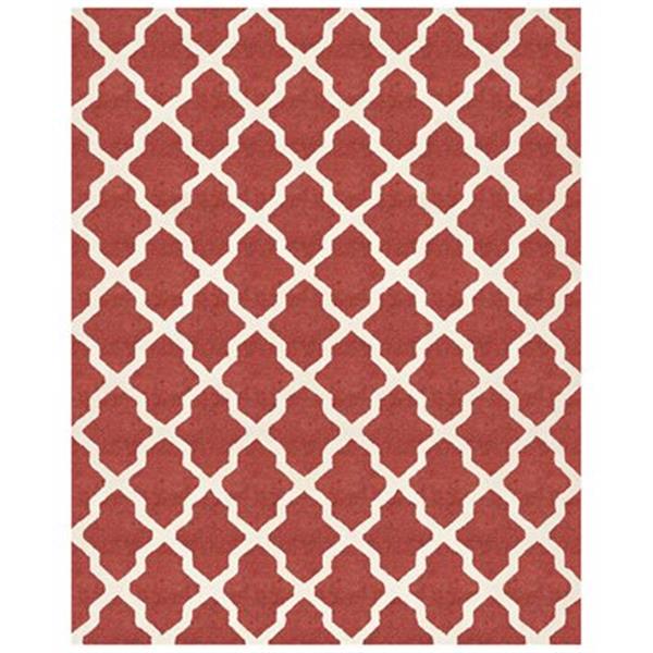 Safavieh Cambridge Rust and Ivory Area Rug,CAM121L-8
