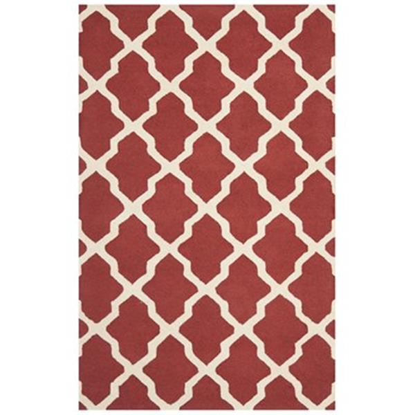 Safavieh Cambridge Rust and Ivory Area Rug,CAM121L-6