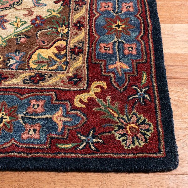 Safavieh Heritage Red and Multi-Colored Area Rug - 2-ft x 22-ft
