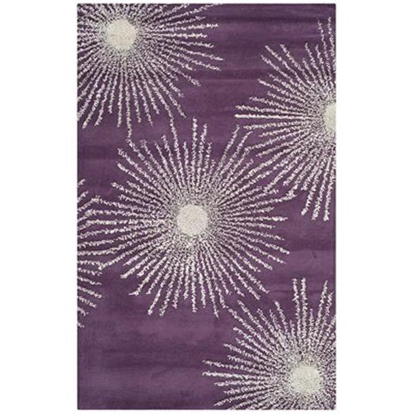 Safavieh SOH712P Soho Area Rug, Purple / Ivory,SOH712P-8