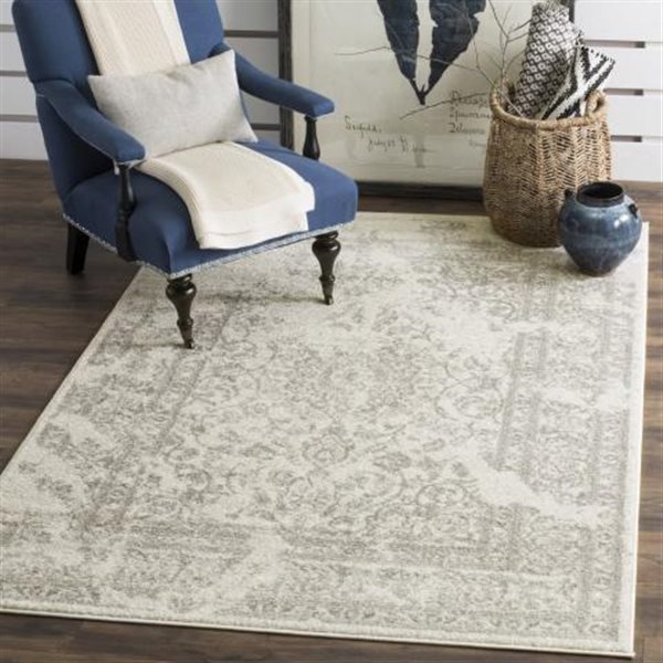 Safavieh Adirondack Ivory and Silver Area Rug,ADR101B-10