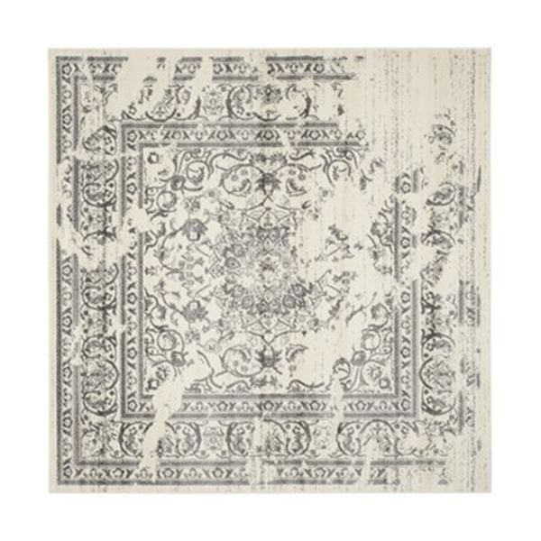 Safavieh Adirondack Ivory and Silver Area Rug,ADR101B-8SQ