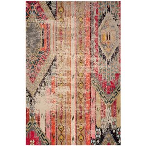 Safavieh Monaco Light Grey Multicolor Area Rug,MNC222G-810