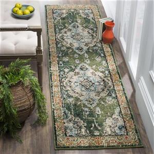 Safavieh Monaco Forest Green and Light Blue Area Rug,MNC243F