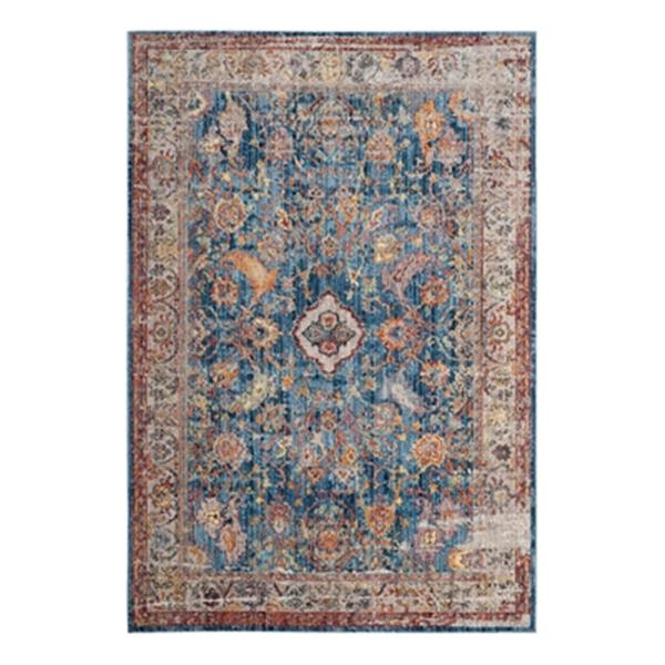 Safavieh Bristol Blue and Light Grey Area Rug,BTL361C-8