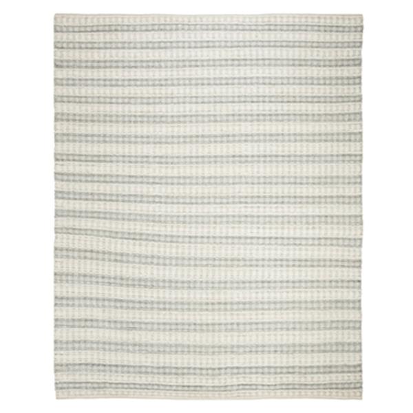 Safavieh Natura Grey and Ivory Striped Hand Tufted Area Rug,