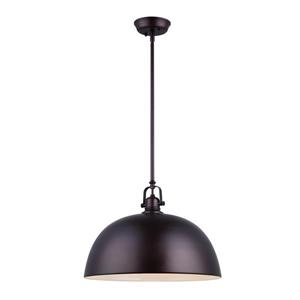 Canarm Ltd Polo 16-In x 14.5-In x 62.5-In Bronze 1-Light Pendant Light