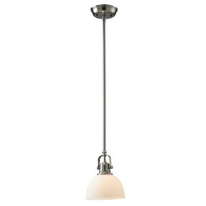 Canarm Ltd Rowan 7-In x 11.25-In x 59.25-In Brushed Nickel Pendant Light